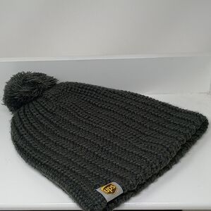 UPS Dark Gray Knit Pom-Pom Hat